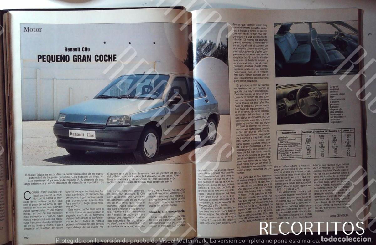 Coleccionismo de Revistas y Peri&oacute;dicos: RENAULT CLIO ANUNCIO PUBLICIDAD