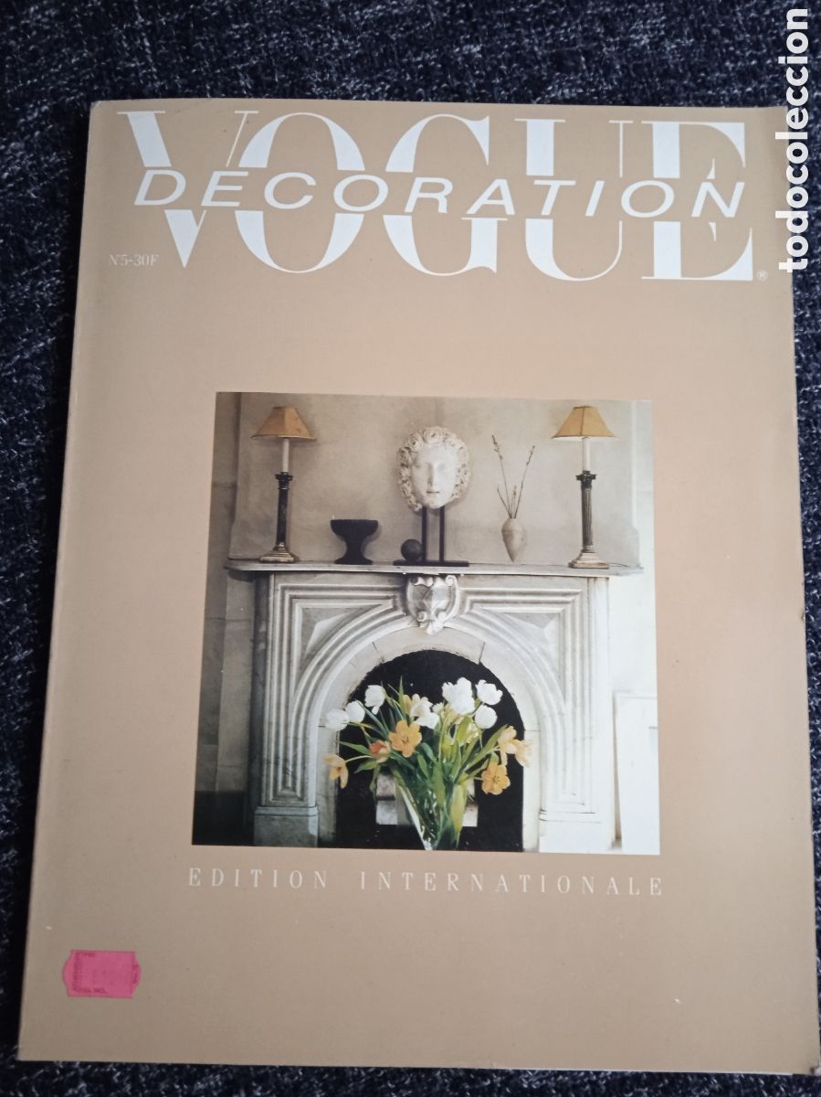 Coleccionismo de Revistas y Peri&oacute;dicos: VOGUE ITALIA DECORATION N&ordm; 5 ABRIL 1986 -EDITION INTERNACIONALE