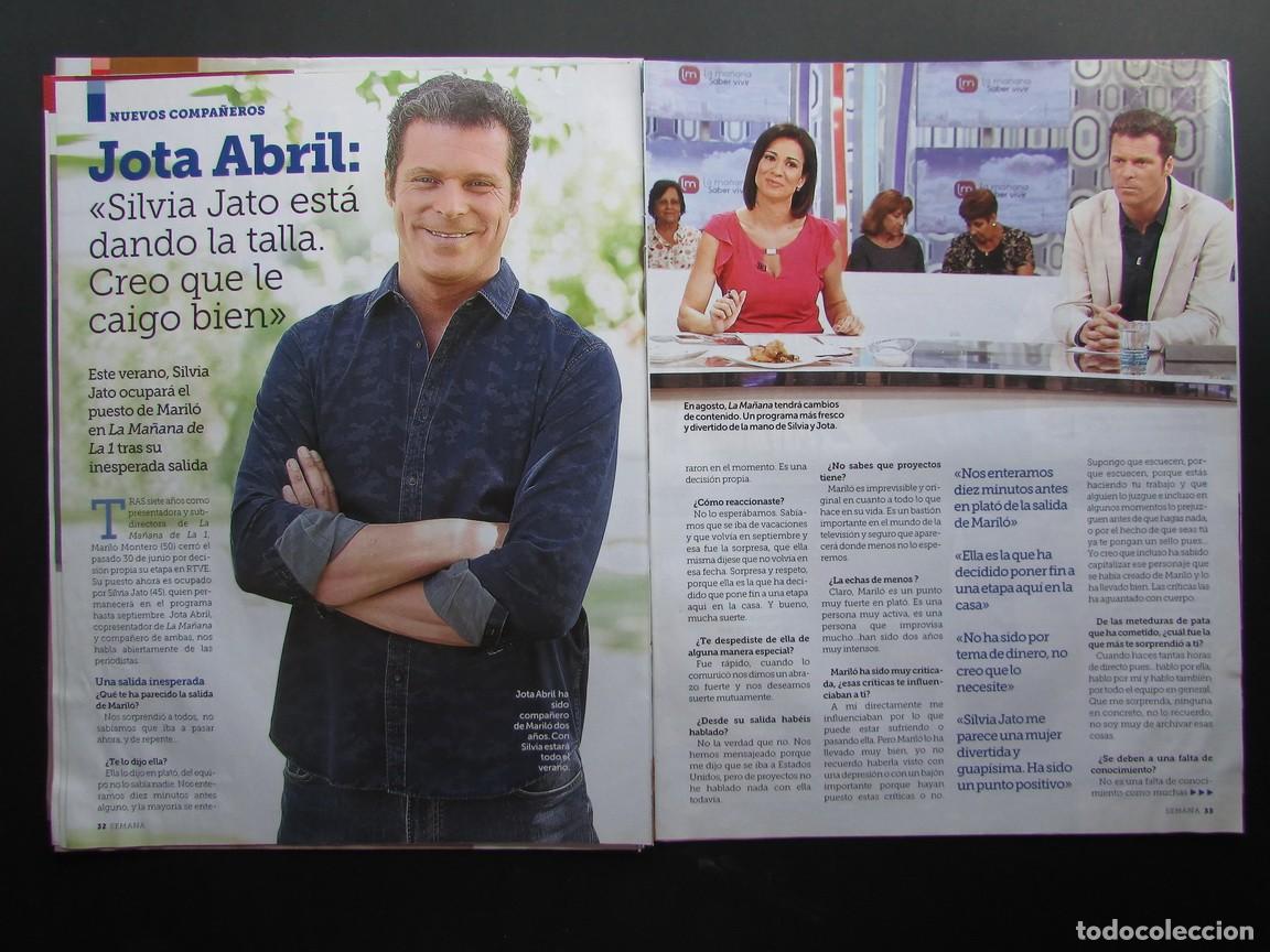 Coleccionismo de Revistas y Peri&oacute;dicos: RECORTE REVISTA SEMANA JOTA ABRIL 4 P&Aacute;GS