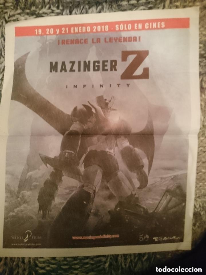 Collectionnisme de Revues et Journaux: PUBLICIDAD DE MAZINGER INFINITY EN PRENSA - VER FOTOS