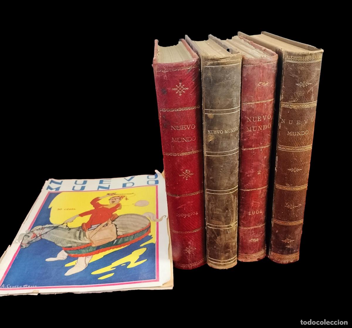 Sammeln von Zeitschriften und Zeitungen: NUEVO MUNDO. PERI&Oacute;DICO ILUSTRADO SEMANAL. 99 EJEMP. JOS&Eacute; DEL PEROJO. MADRID. 1898 - 1904