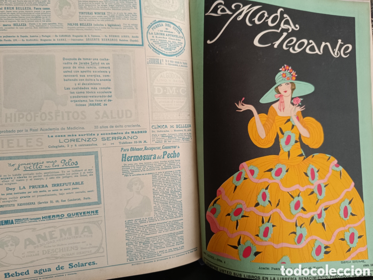 Coleccionismo de revistas y peri&oacute;dicos: REVISTA MENSUAL LA MODA ELEGANTE, A&Ntilde;O 1922 COMPLETO Y MITAD DE 19123, PATRONES, ILUSTRACIONES...