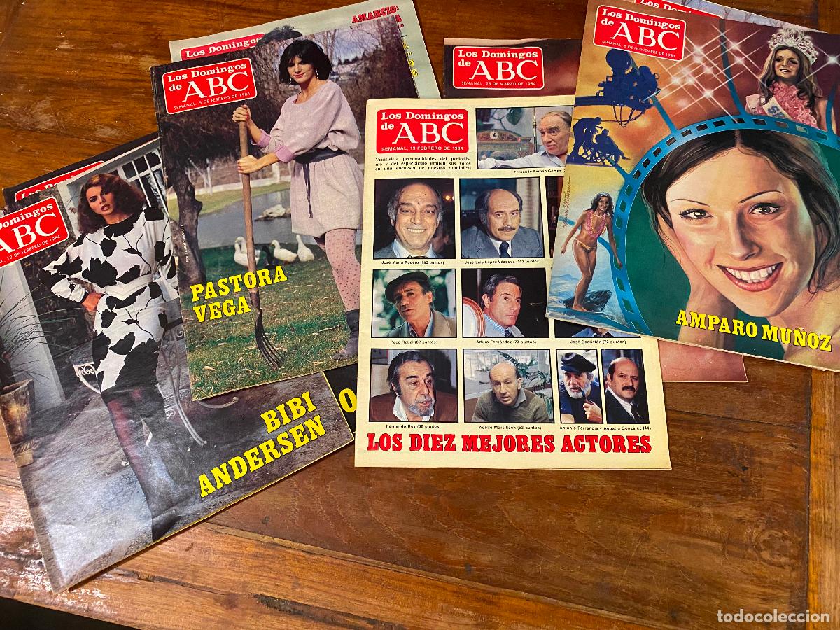 Coleccionismo de Revistas y Peri&oacute;dicos: 8 SUPLEMENTOS ABC A&Ntilde;OS 80