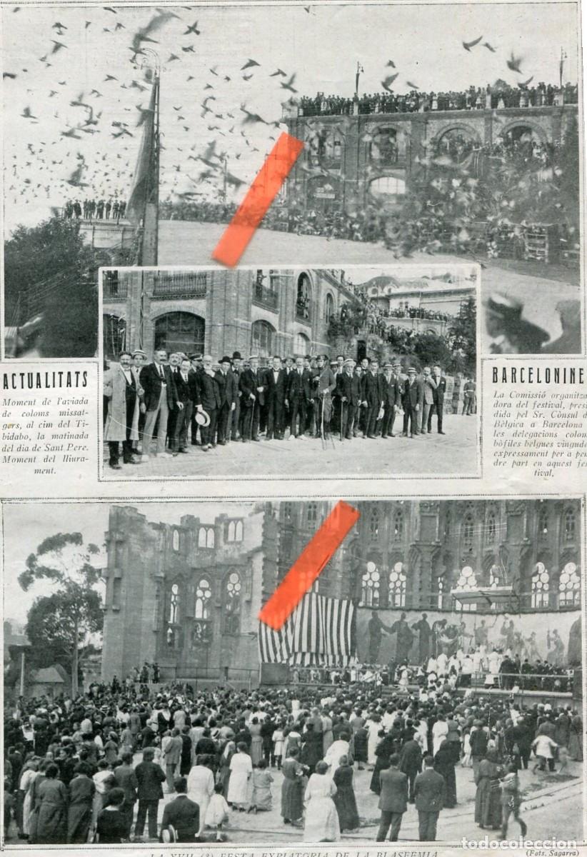 Collezionismo di Riviste e Giornali: REVISTA ANY 1924 AGUSTI GUARRO EUSEBI BERTRAND CANOTS CONSULAT DE BELGICA LA SAGRADA FAMILIA