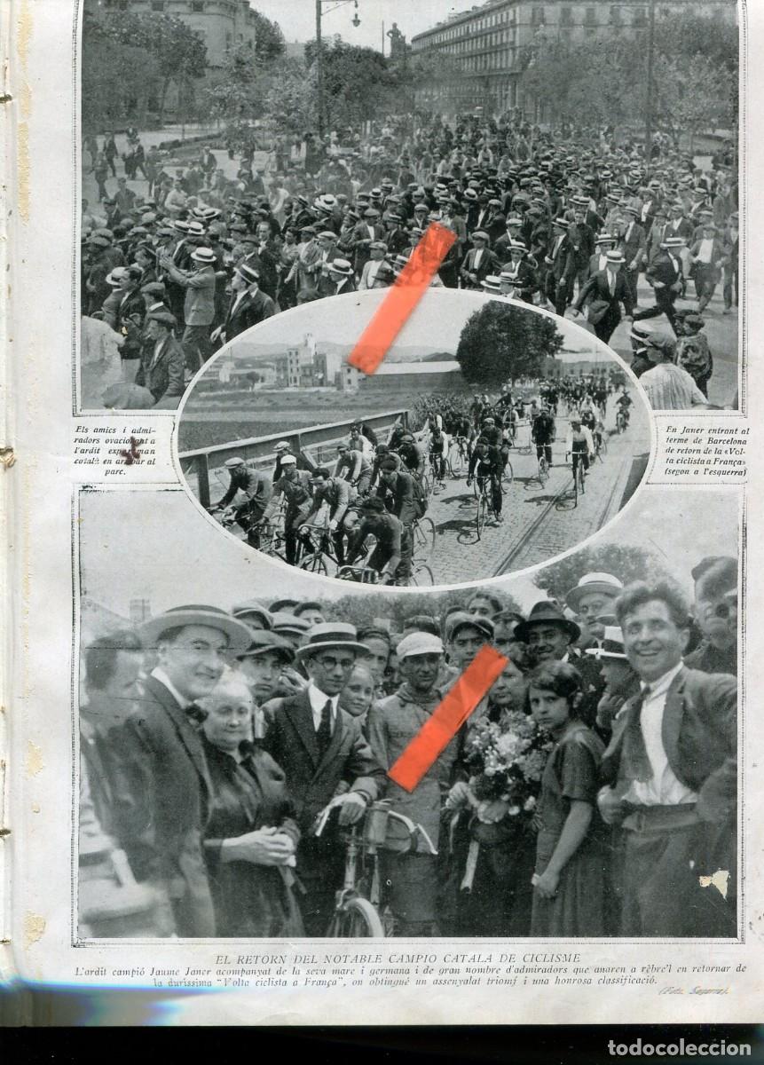Coleccionismo de revistas y peri&oacute;dicos: REVISTA ANY 1924 CAMPIO CICLISTA CATALA JAUME JANER TOUR DE FRAN&Ccedil;A APLEC L'ERMITA DEL CARMEL CARMELO