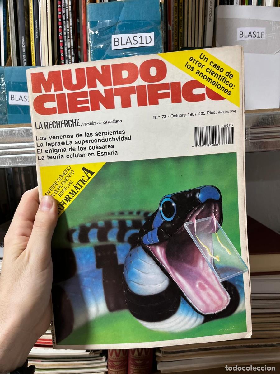 Coleccionismo de Revistas y Peri&oacute;dicos: BLAS1D INVESTIGACION Y CIENCIA, 73 OCTUBRE 1987 VENENOS DE SERPIENTES, LEPRA, CUASARES