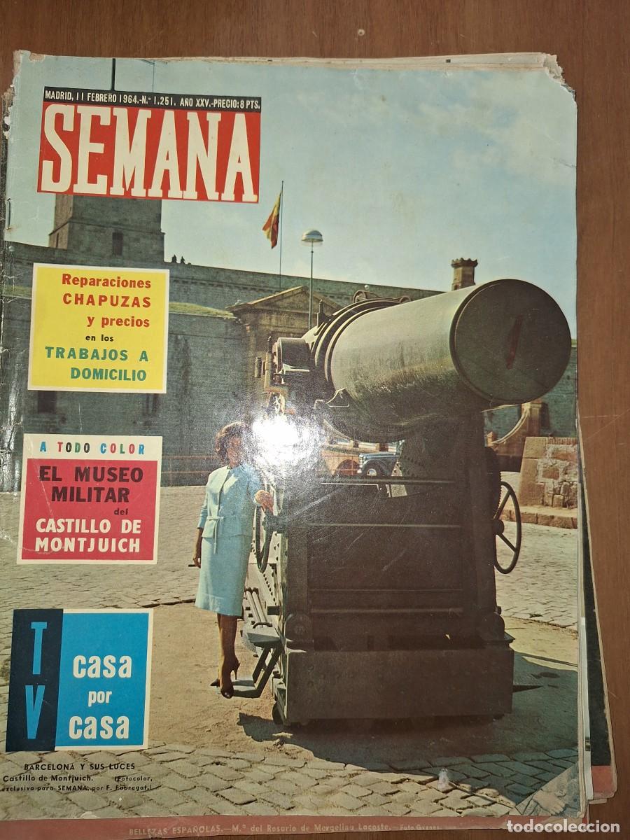 Coleccionismo de Revistas y Peri&oacute;dicos: REVISTA SEMANA, N&Uacute;MERO 1251, 11/02/1964.