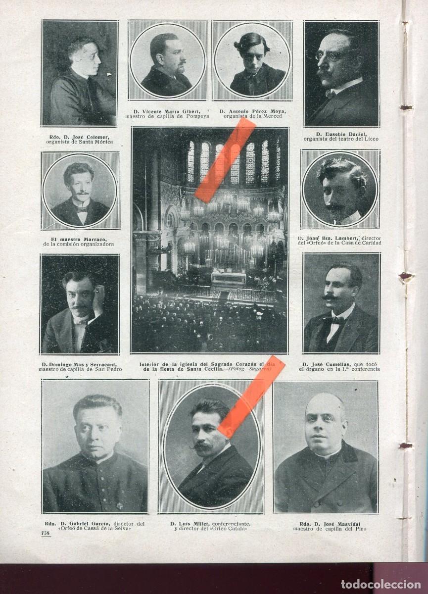 Coleccionismo de Revistas y Peri&oacute;dicos: REVISTA A&Ntilde;O 1912 COMPOSITORES PEREZ MOYA JUAN B. LAMBERT JOSEP MASVIDAL MAS SERRACANT MARRACO