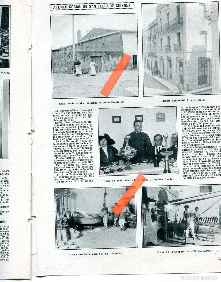Collection Magazines and Newspapers: REVISTA A&Ntilde;O 1912 ATENEO SOCIAL COOPERATIVA DE SANT FELIU DE GUIXOLS MUSICO TURINA ENRIQUE MORANCHO