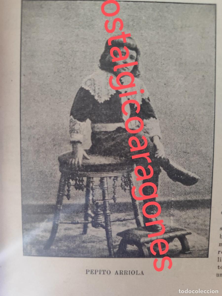 Collectionnisme de Revues et Journaux: Pepito Arriola de Betanzos 7 a&ntilde;os texto curr&iacute;culum y foto revista principio siglo XX 190B