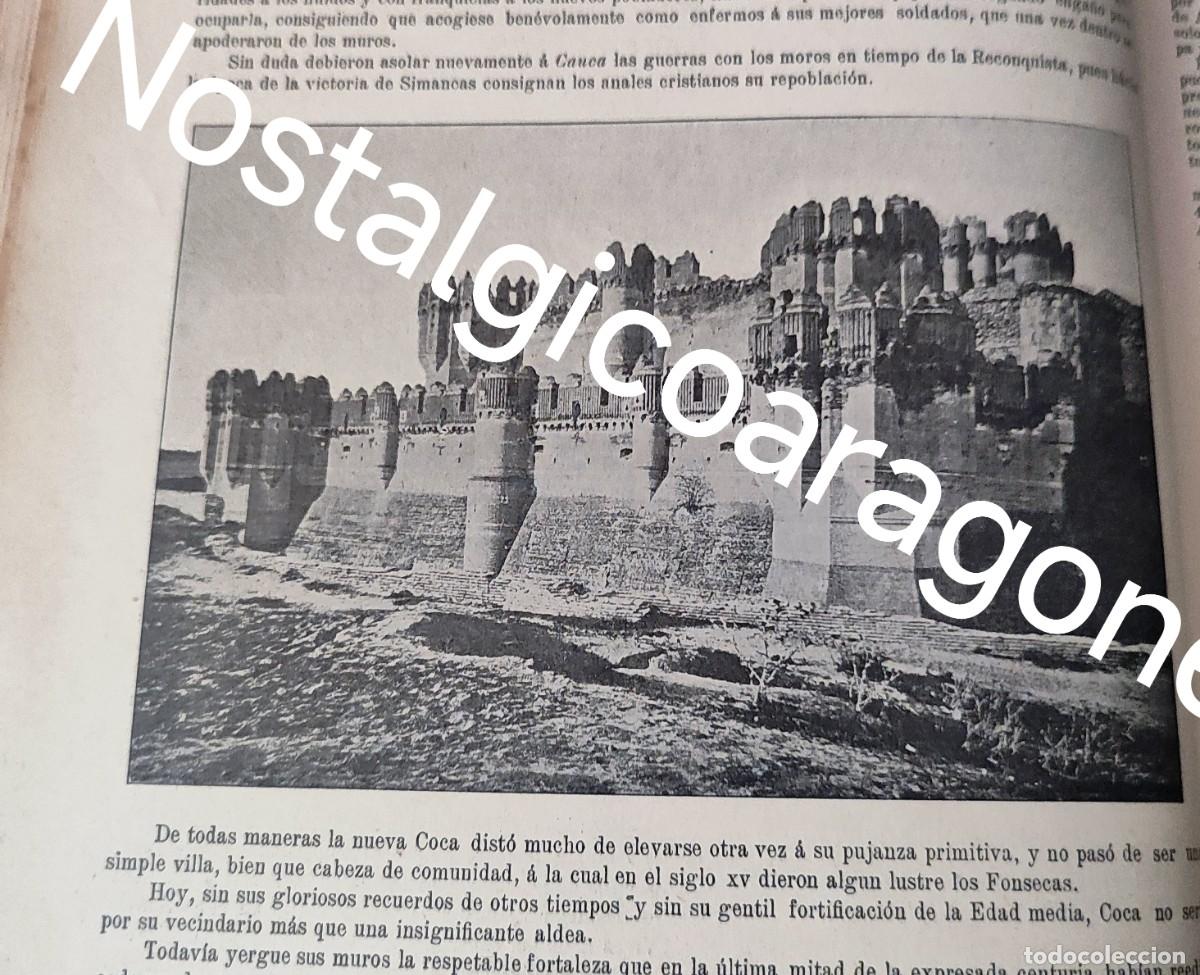Collectionnisme de Revues et Journaux: Castillo de Coca Segovia texto y foto revista principio siglo XX 190B