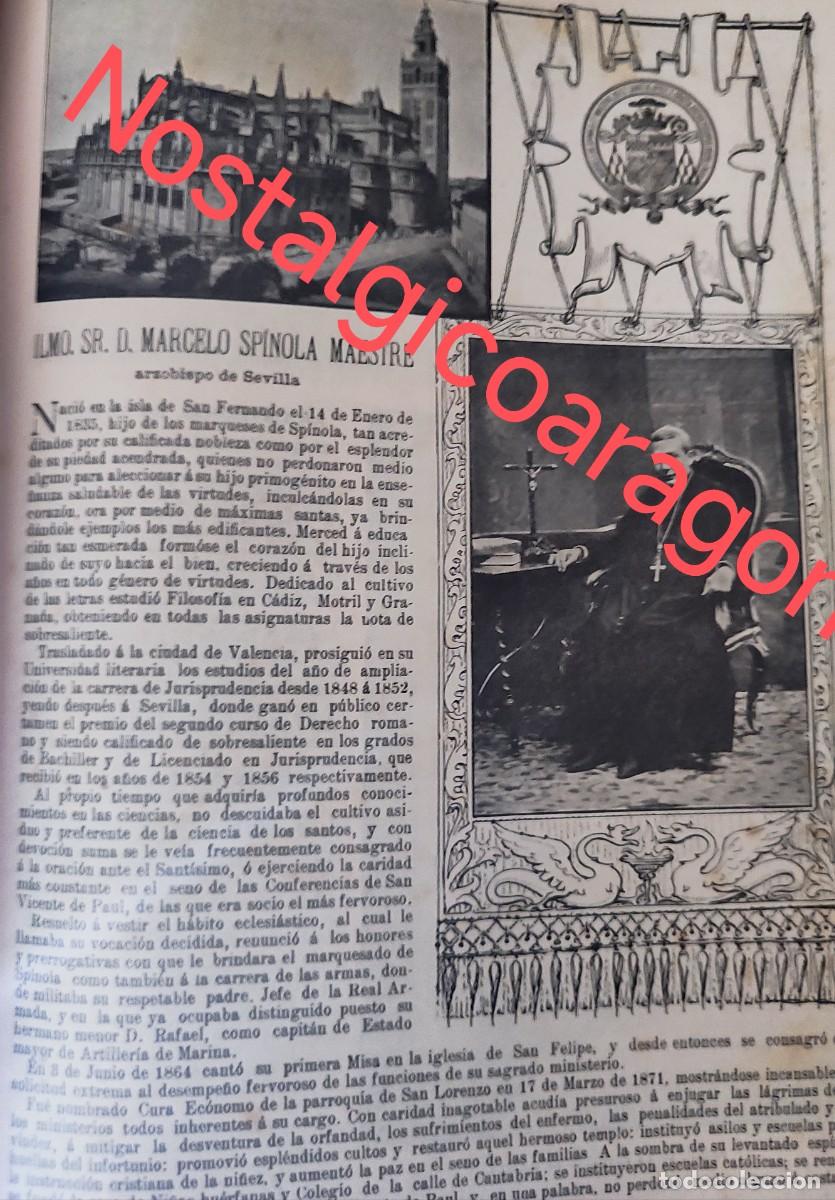 Collectionnisme de Revues et Journaux: Marcelo Spinola arzobispo Sevilla texto y foto revista principio siglo XX 190B