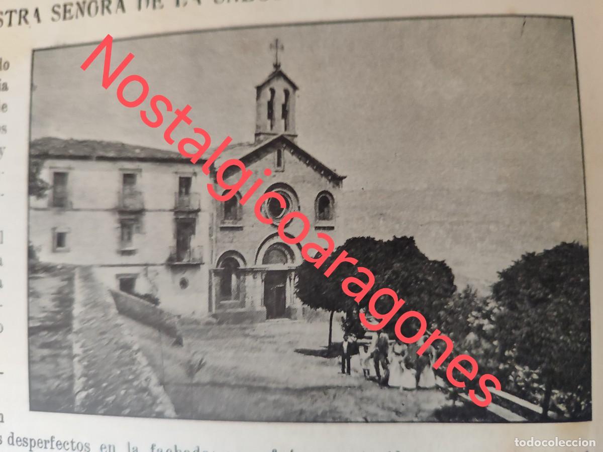 Sammeln von Zeitschriften und Zeitungen: Santuario Nuestra Se&ntilde;ora Salud Terradas Geronatexto y foto revista principio siglo XX 190B
