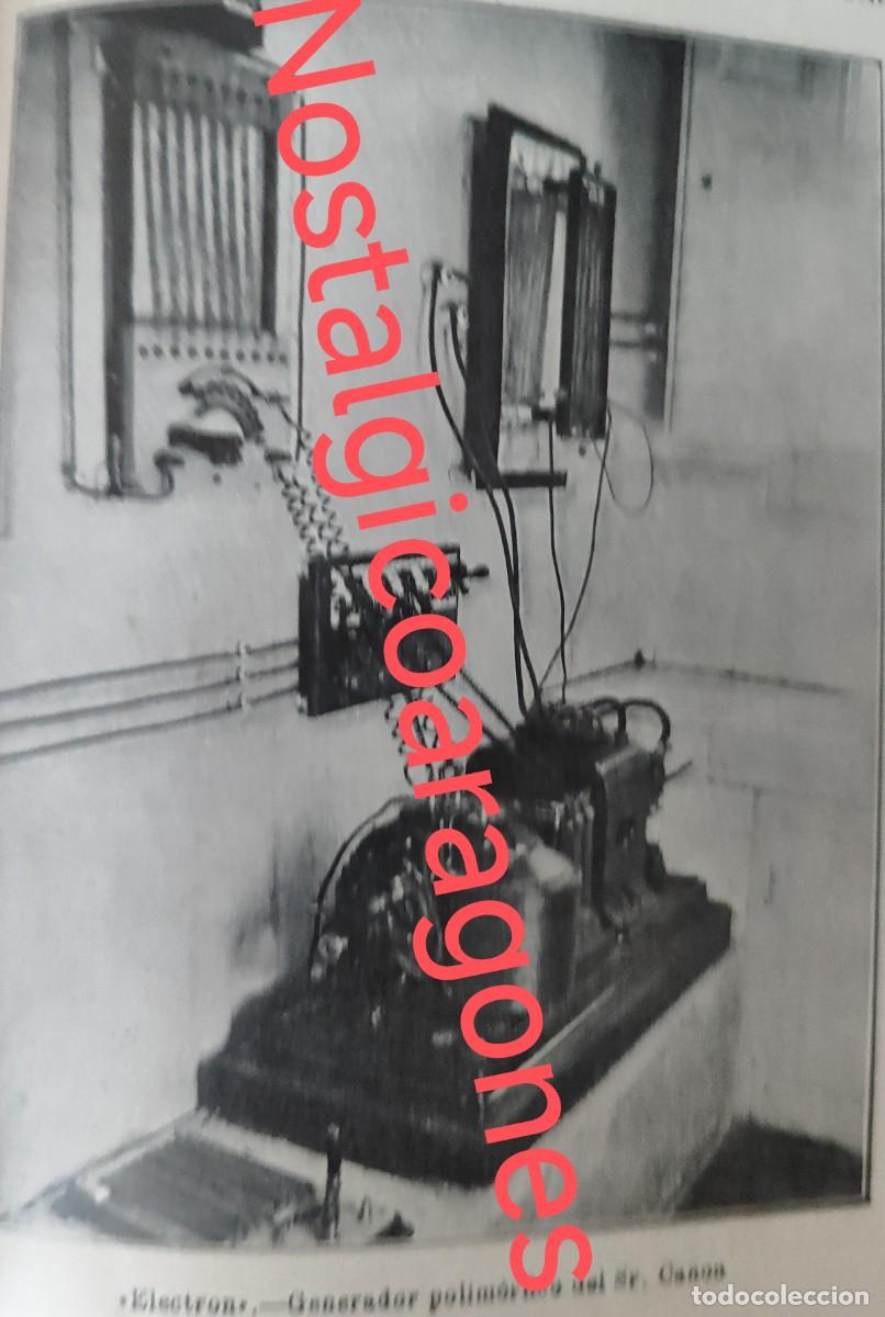 Colecionismo de Revistas e Jornais: Electron Solenoide, generador polimorfico Dr Canon, electroterapia foto revista princi siglo XX 190B