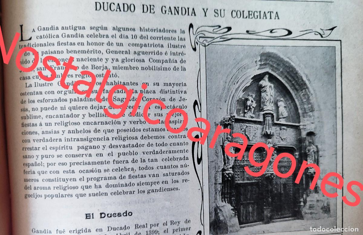 Colecionismo de Revistas e Jornais: Ducado Gandia articulo sobre historia foto revista princi siglo XX 190B
