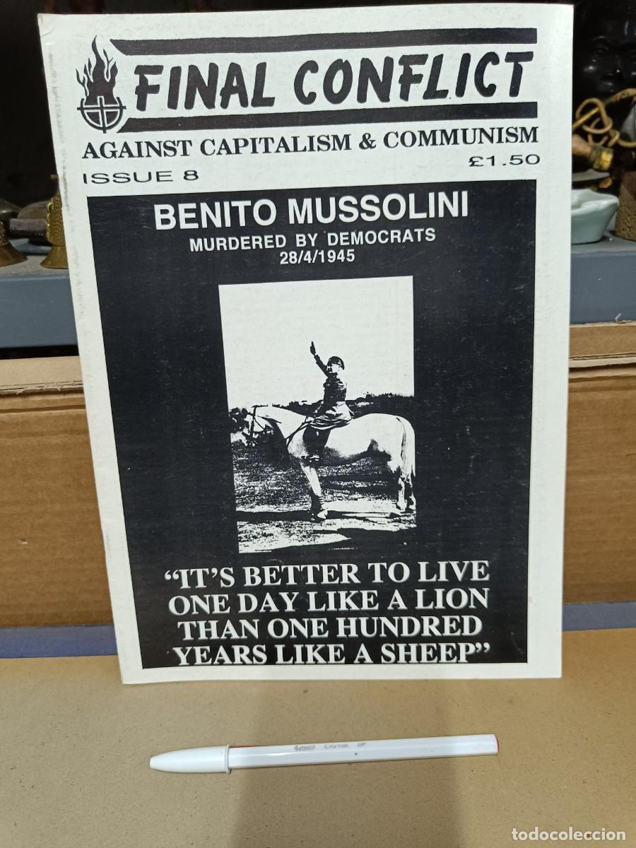 Coleccionismo de Revistas y Peri&oacute;dicos: ANTIGUA REVISTA POLITICA INGLESA DE EXTREMA DERECHA, FINAL CONFLICT MAGAZINE, NO. 8, 1995 ENGLAND P1