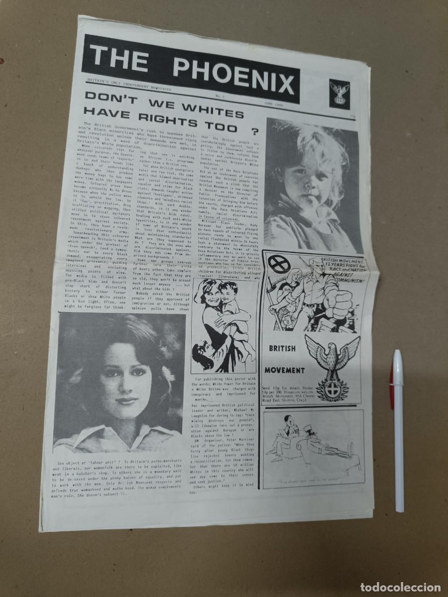 Sammeln von Zeitschriften und Zeitungen: ANTIGUA REVISTA POLITICA INGLESA DE EXTREMA DERECHA, THE PHOENIX MAGAZINE NO. 2, 1980 ENGLAND -P1
