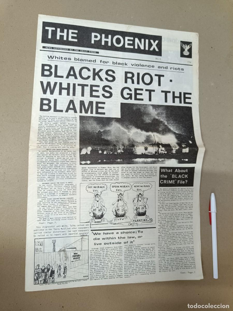 Coleccionismo de Revistas y Peri&oacute;dicos: ANTIGUA REVISTA POLITICA INGLESA DE EXTREMA DERECHA, THE PHOENIX MAGAZINE NO. 9, 1981 ENGLAND -P1