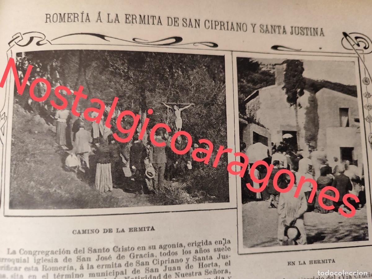 Collectionnisme de Revues et Journaux: San Juan Horta romeria ermita San Cipriano Justina foto revista princi siglo XX 1903