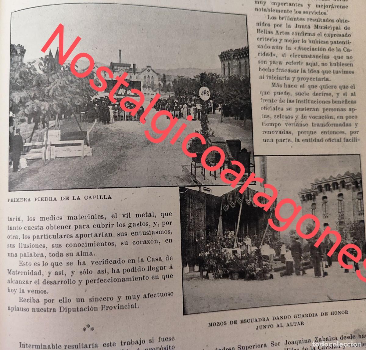 Coleccionismo de revistas y peri&oacute;dicos: Casa prov maternidad expositos Barcelona bodas Oro revista princi siglo XX 190B
