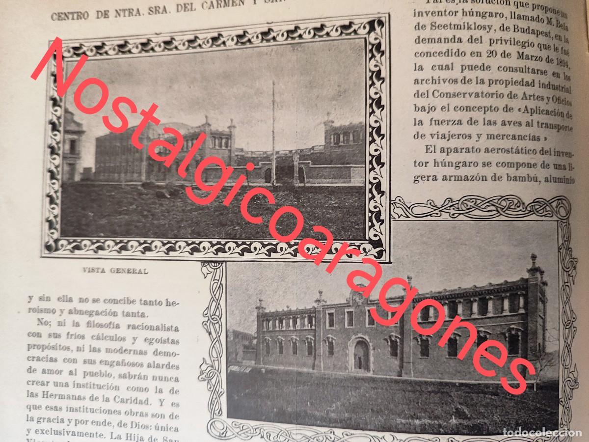 Collection Magazines and Newspapers: Centro N Se&ntilde;ora Carmen y S Pedro Claver Barcelona foto revista princi siglo XX 190B