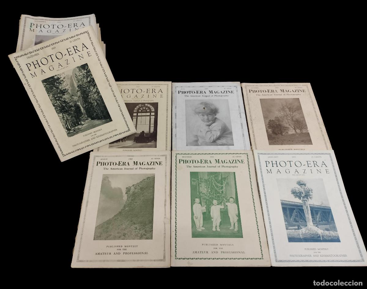 Collectionnisme de Revues et Journaux: PHOTO-ERA MAGAZINE. REVISTA DE FOTOGRAF&Iacute;A MENSUAL. 32 N&Uacute;M. PHOTO ERA COMPANY. 1922-1931