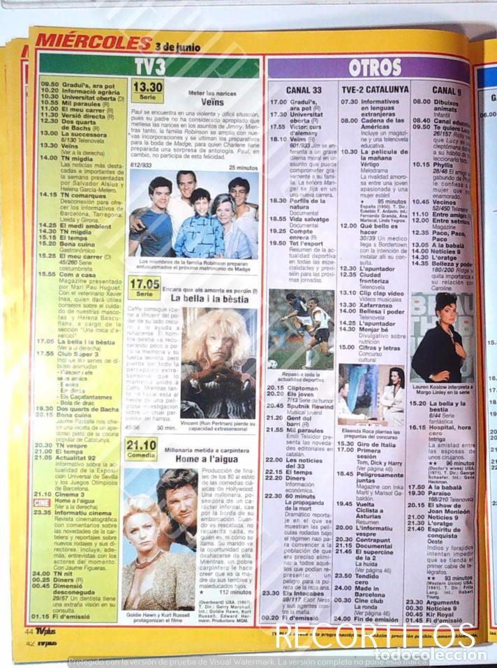 Coleccionismo de revistas y peri&oacute;dicos: GOLDIE HAWN KURT RUSSELL LINDA HAMILTON LA BELLA Y LA BESTIA VECINOS BELLEZAY PODER