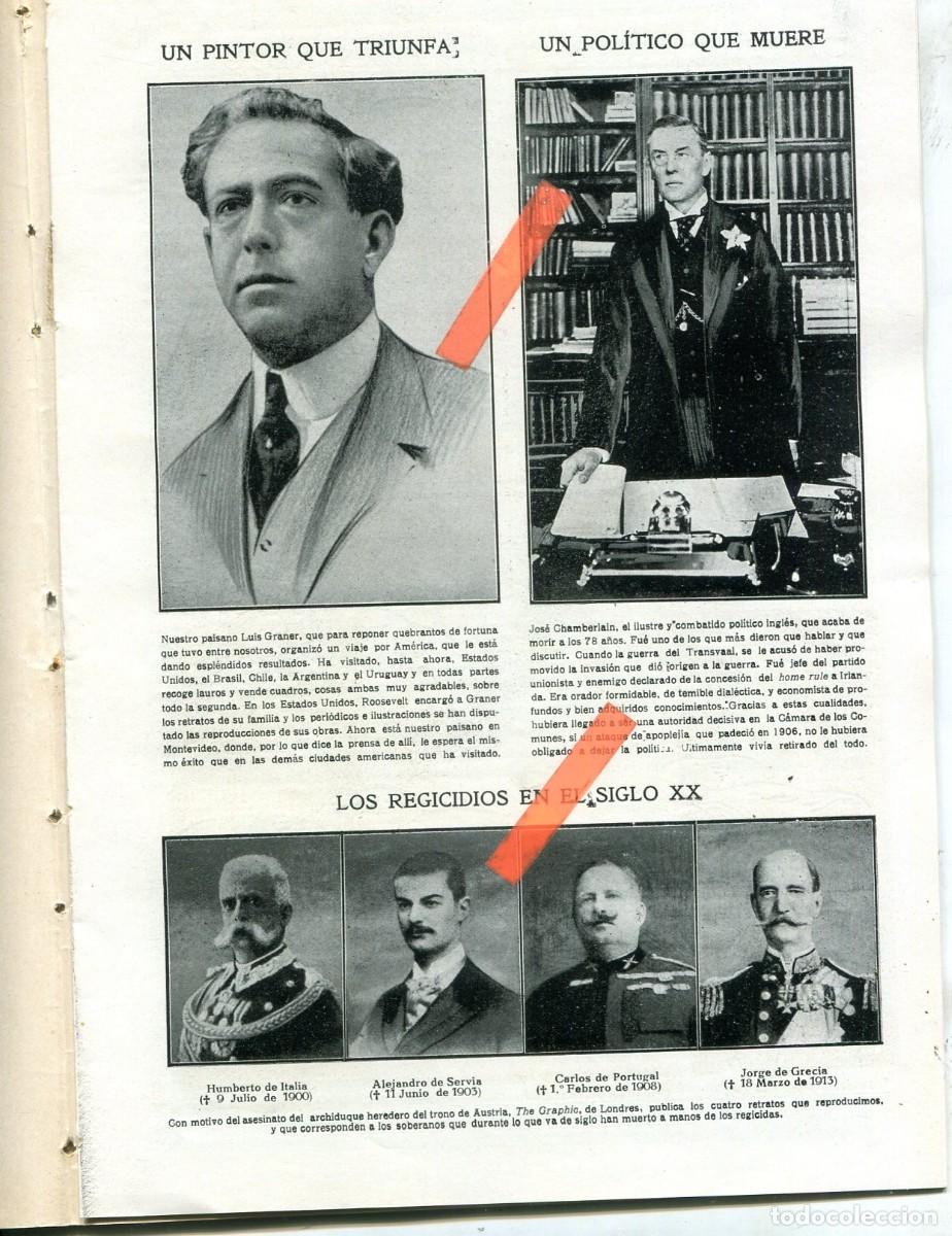Coleccionismo de Revistas y Peri&oacute;dicos: REVISTA A&Ntilde;O 1914 LLUIS GRANER REAL CLUB MARITIMO DE BARCELONA BORGES BLANQUES BACH DE RODA VIC