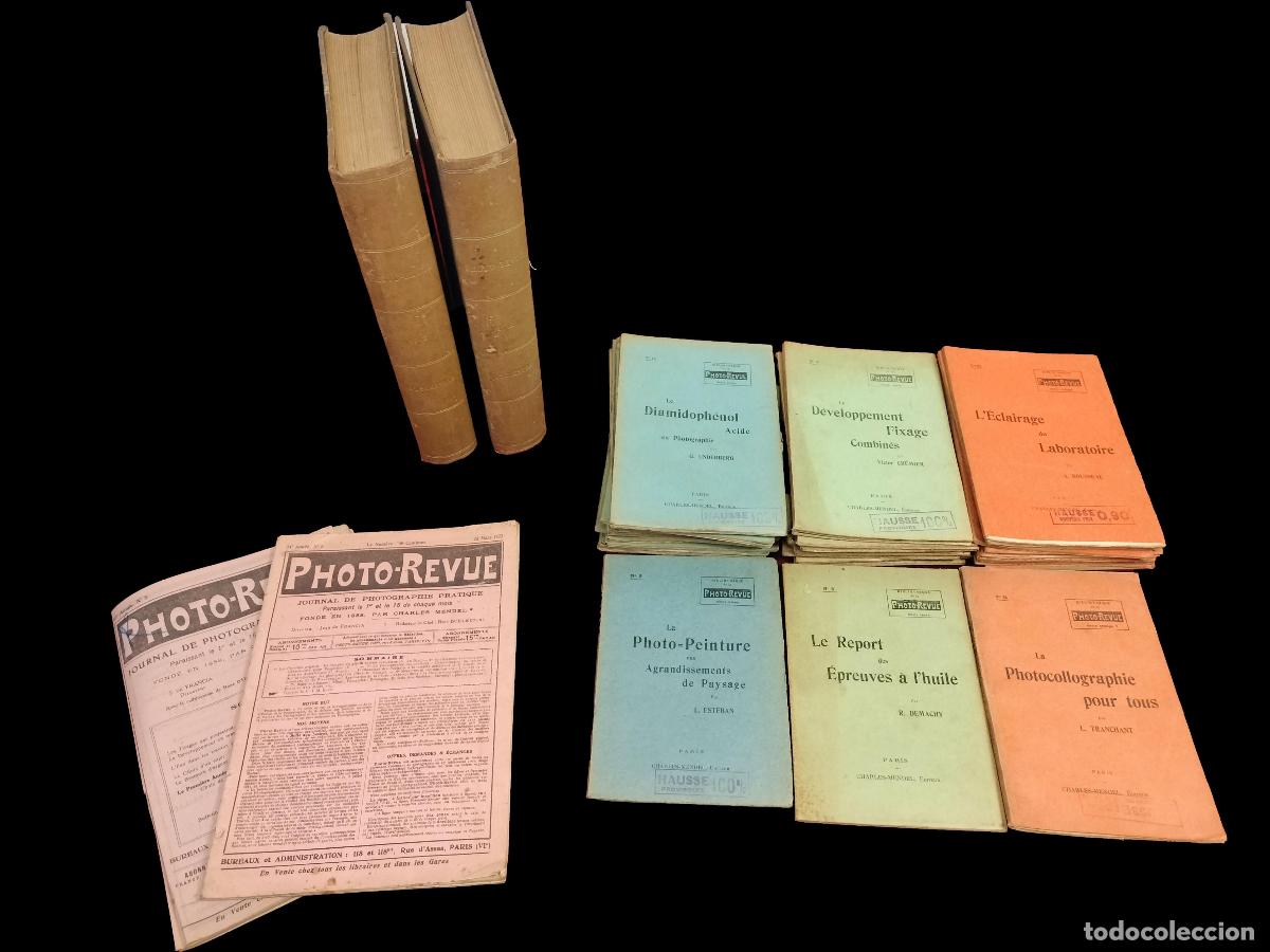 Collectionnisme de Revues et Journaux: BIBLIOTH&Egrave;QUE DE LA PHOTO-REVUE (33 N&Uacute;MS) Y REVISTA (A&Ntilde;O. 1912). ED. MENDEL. PAR&Iacute;S. XX