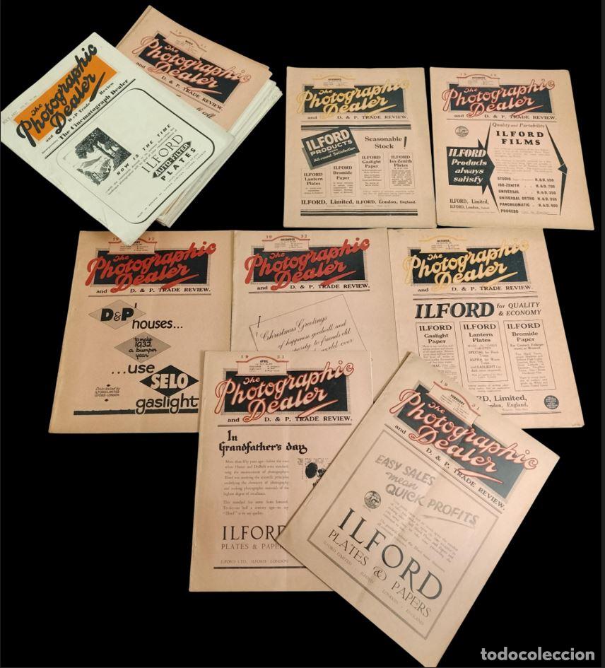 Collectionnisme de Revues et Journaux: THE PHOTOGRAPHIC DEALER AND D & P TRADE REVIEW. 27 N&Uacute;MEROS. BROOKES. LONDRES. 1928-38