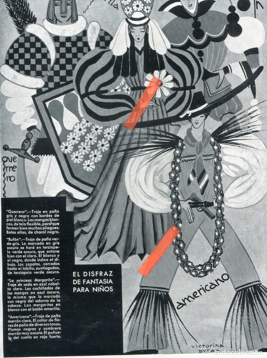 Collectionnisme de Revues et Journaux: REVISTA A&Ntilde;O 1935 ERMITA DE LA VIRGEN DE LA SANGRE DISFRACES CARNAVAL BALDRICH PARIS VICTORIA DURAN