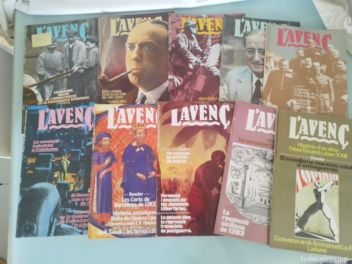 Coleccionismo de revistas y peri&oacute;dicos: 10 Revista L'Aven&ccedil;. Hist&ograve;ria dels Pa&iuml;sos Catalans. A&ntilde;o 1984 completo.