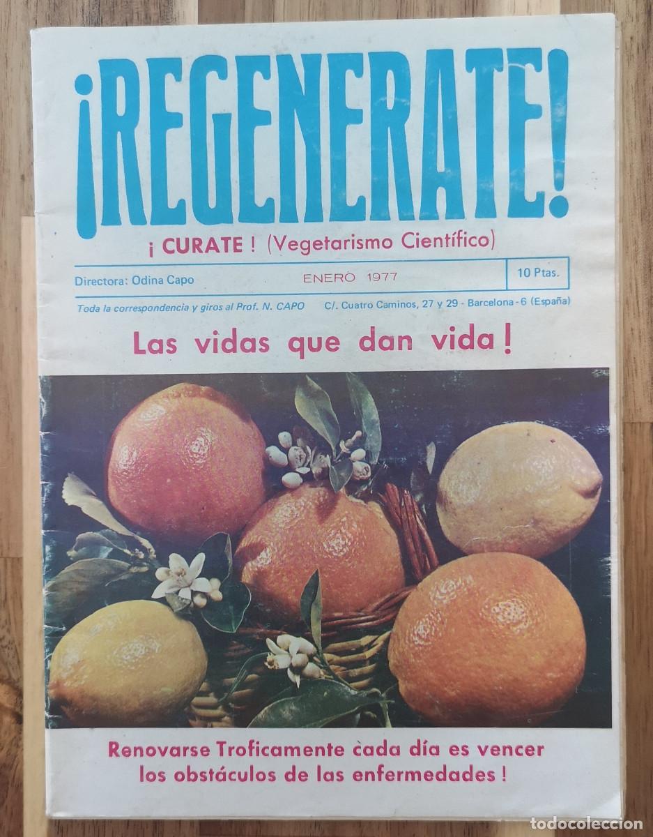 Collectionnisme de Revues et Journaux: &iexcl; REGENERATE ! ( Vegetarismo Cientifico ) - Enero 1977