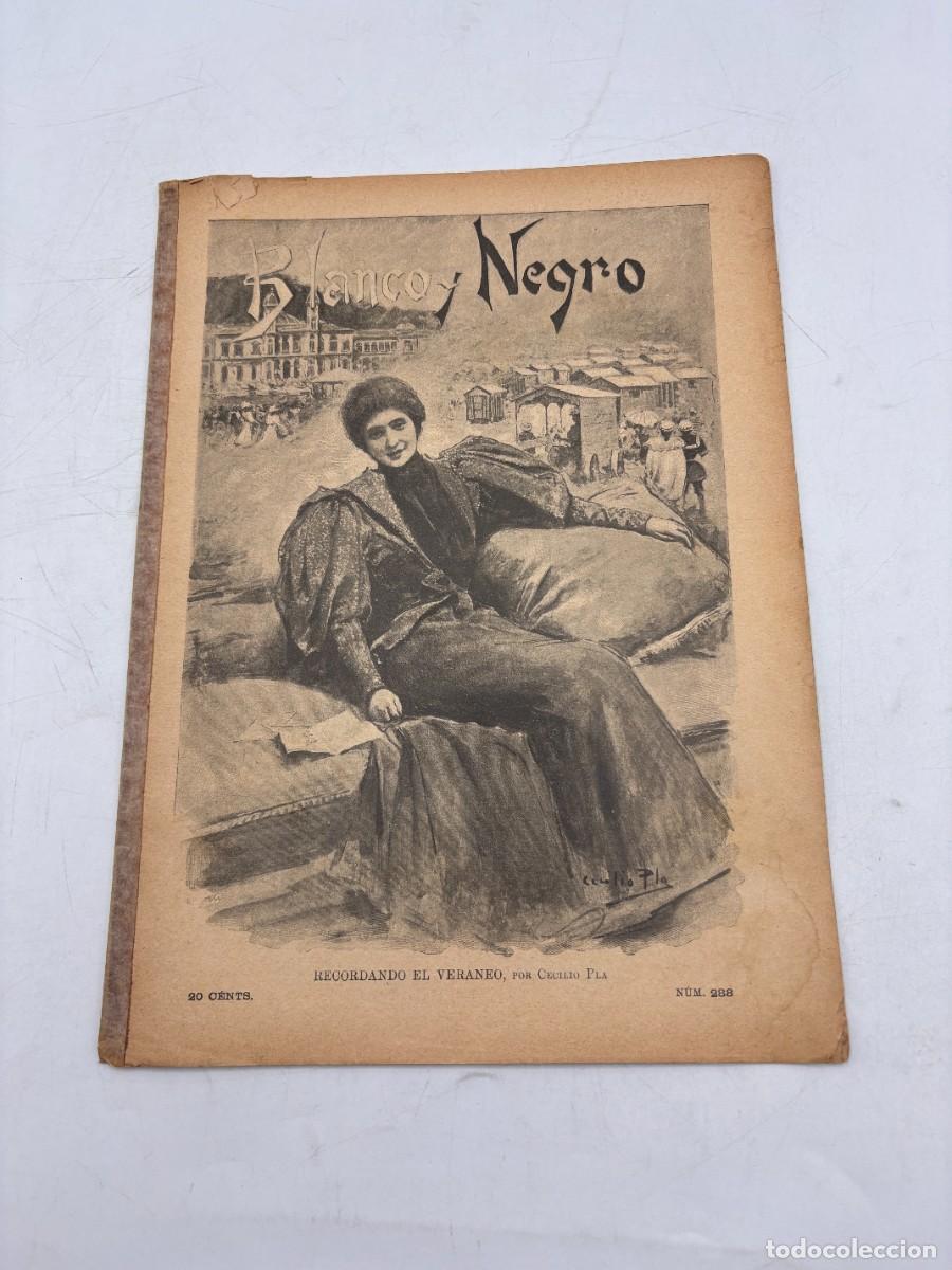Collection Magazines and Newspapers: BLANCO Y NEGRO. NOVIEMBRE 1896. N&ordm; 288. LA CAMPA&Ntilde;A CONTRA MACEO. LEER