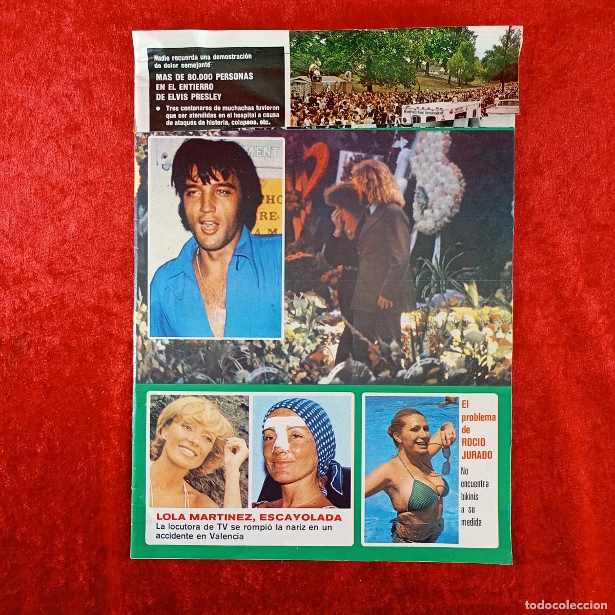 Coleccionismo de Revistas y Peri&oacute;dicos: TIEMPO PRESENTE - REVISTA GRAFICA DE INFORMACION GENERAL - ENTIERRO DE ELVIS PRESLEY - N&ordm; 1959/ 2972