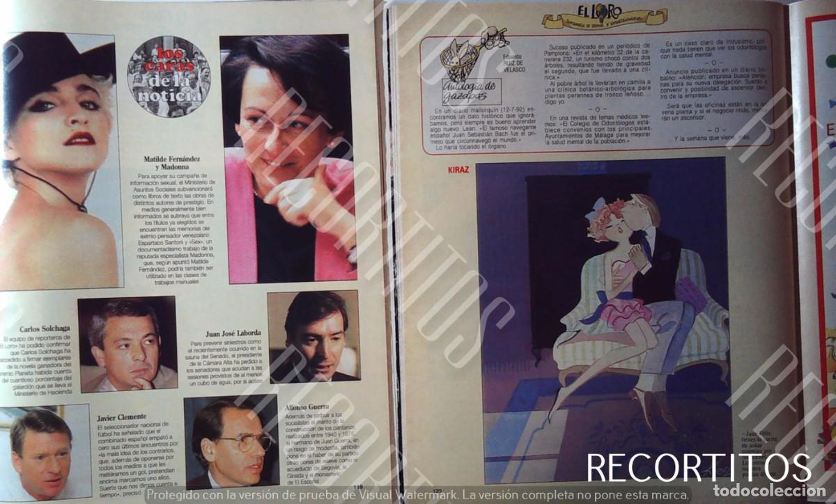 Coleccionismo de Revistas y Peri&oacute;dicos: MADONNA MATILDE FERNANDEZ LA ISLA BONITA