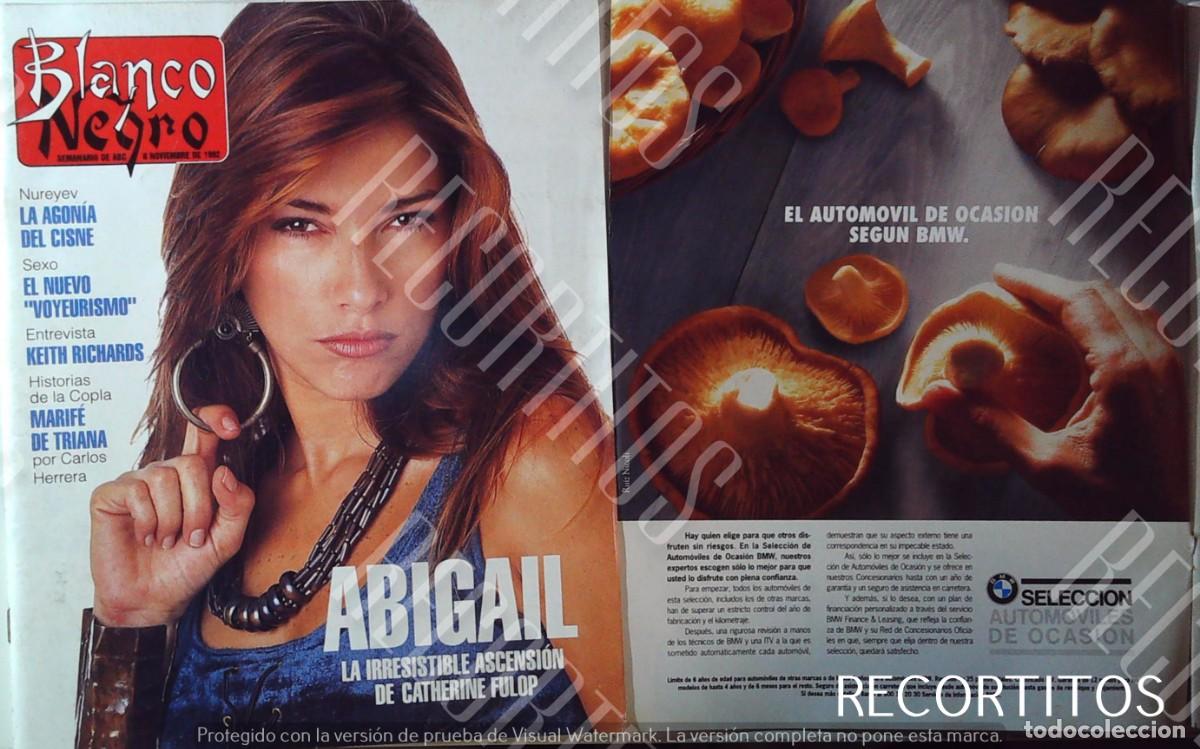 Coleccionismo de Revistas y Peri&oacute;dicos: catherine fulop abigail BMW RECORTE PORTADA