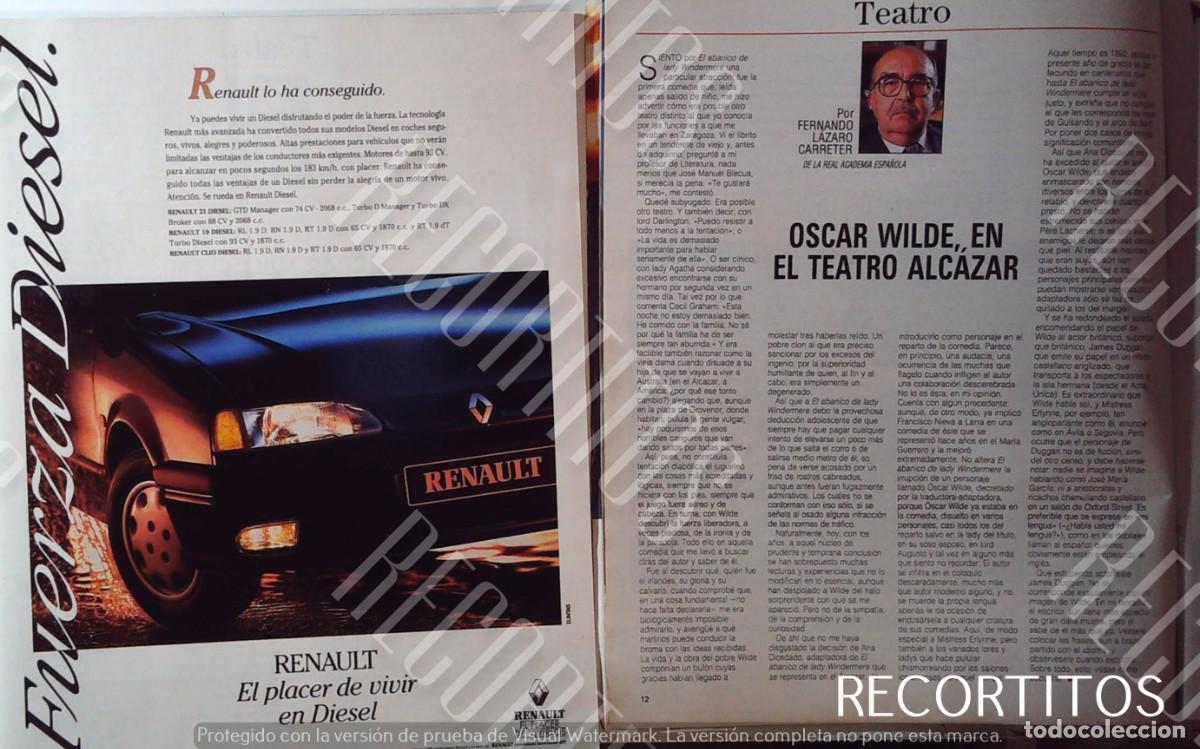 Coleccionismo de Revistas y Peri&oacute;dicos: RENAULT DIESEL ANUNCIO PUBLICIDAD