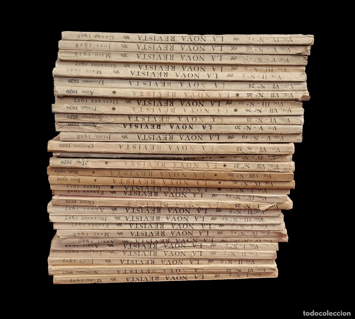 Collectionnisme de Revues et Journaux: LA NOVA REVISTA. PUBLICACI&Oacute; MENSUAL DE LITERATURA I D'ART. JOSEP M. JUNOY. BARCELONA. 1920S