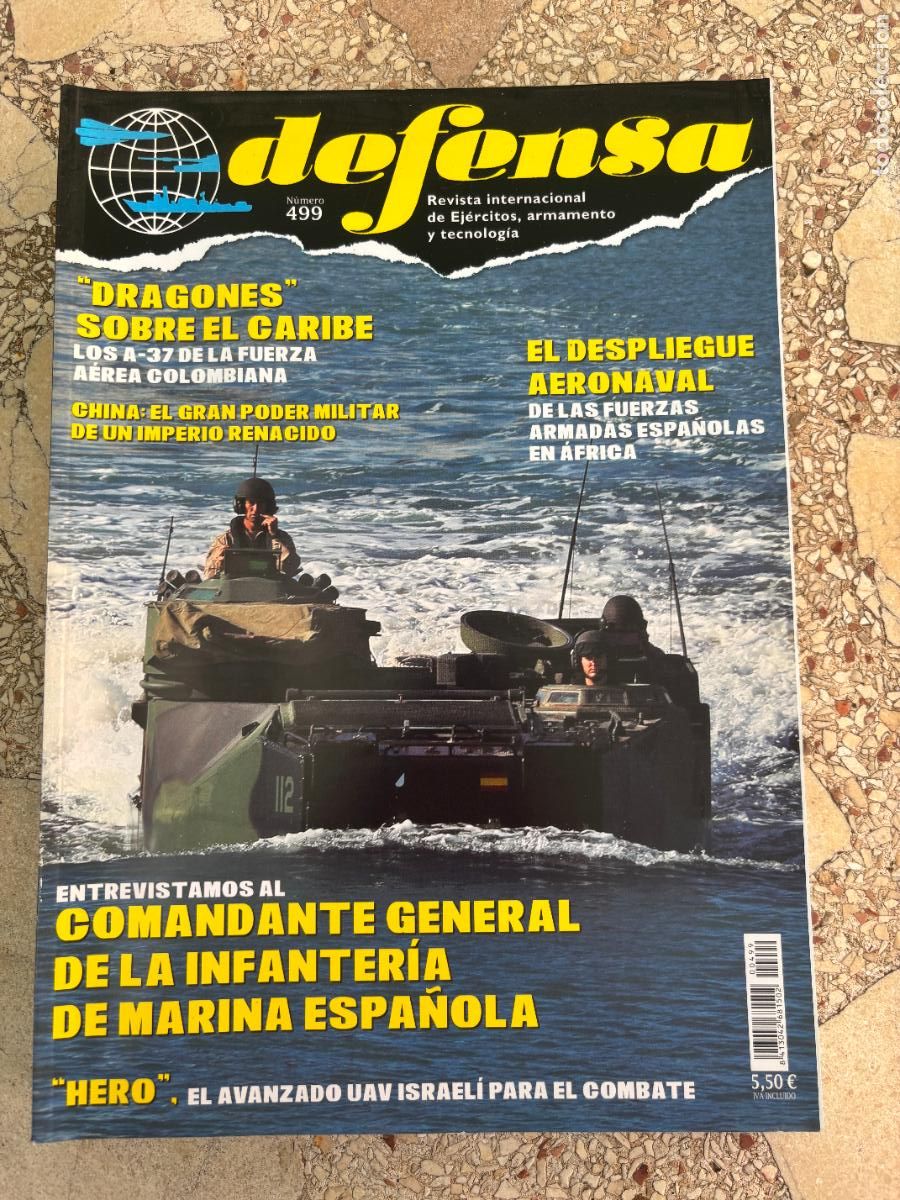 Coleccionismo de Revistas y Peri&oacute;dicos: DEFENSA N&ordm; 499 A&Ntilde;O 2019. DESPLIEGUE AERONAVAL. COMANDANTE GENERAL DE LA INFANTER&Iacute;A ESPA&Ntilde;OLA.