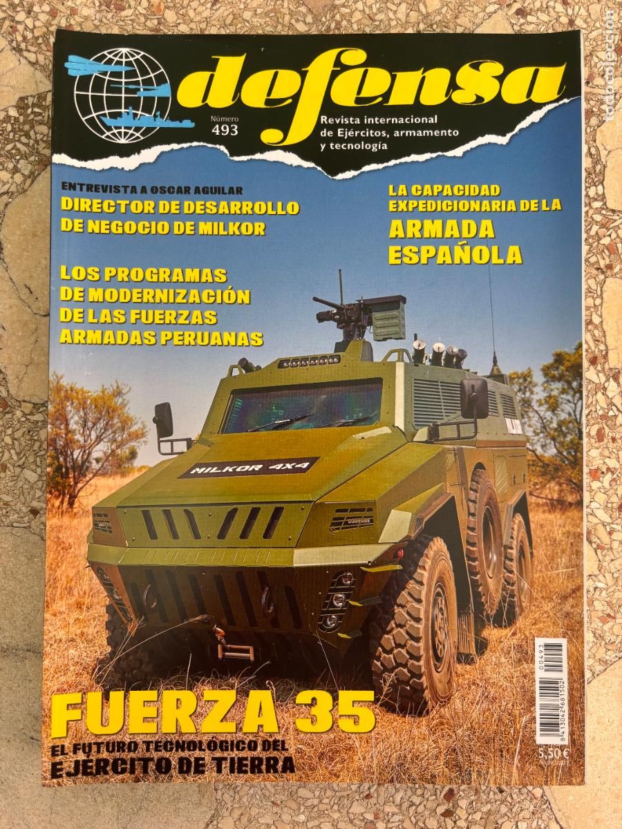 Coleccionismo de Revistas y Peri&oacute;dicos: DEFENSA N&ordm; 493 A&Ntilde;O 2019. FUERZA 35. NEGOCIO DE MILKOR. FUERZAS ARMADAS PERUANAS.