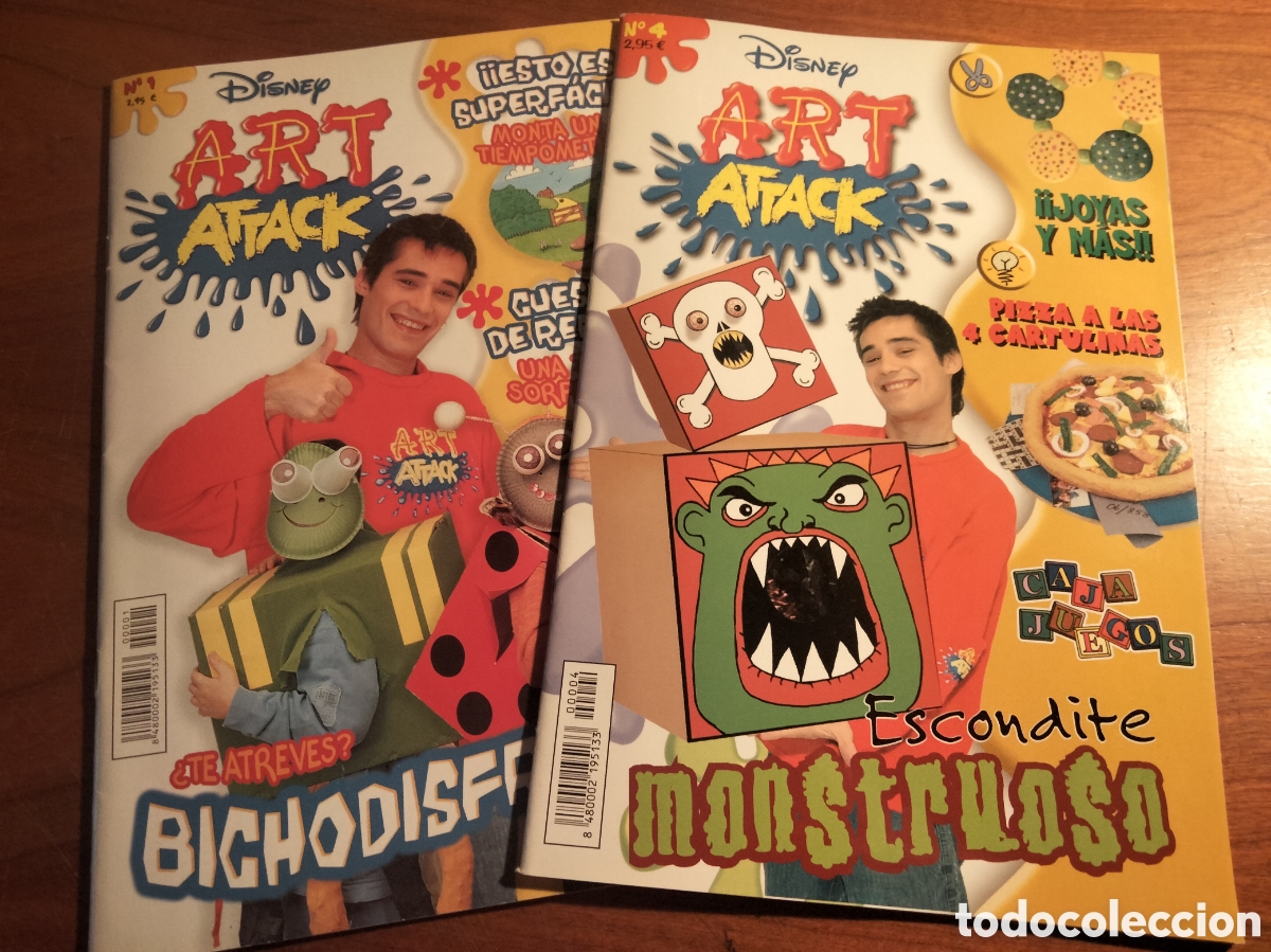 Collection Magazines and Newspapers: REVISTAS ART ATTACK NUMEROS 1 Y 4 , DISNEY 2007, LOTE DE DOS