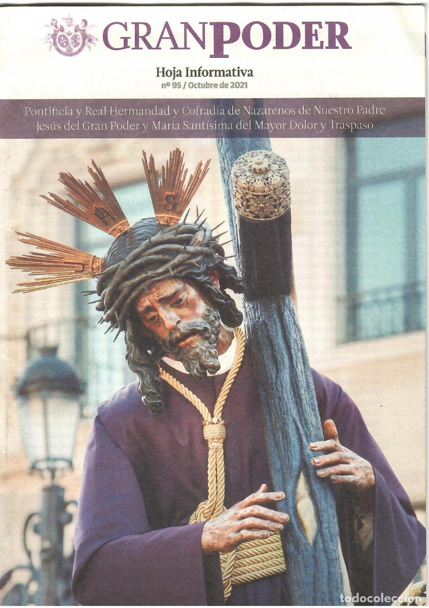 Coleccionismo de Revistas y Peri&oacute;dicos: SEMANA SANTA SEVILLA, HOJA INFORMATIVA HERMANDAD GRAN PODER, N&ordm; 95, MAYO 2021