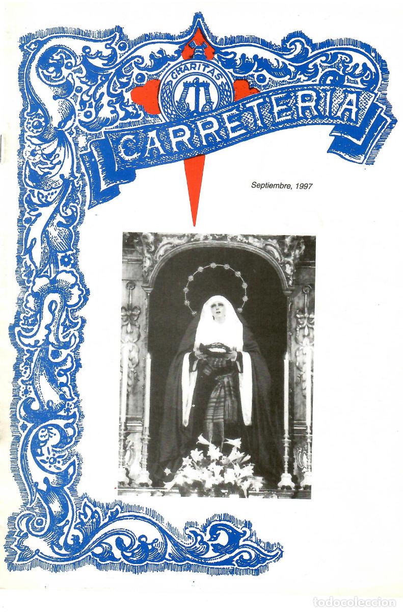 Coleccionismo de Revistas y Peri&oacute;dicos: SEMANA SANTA SEVILLA, HOJA INFORMATIVA HERMANDAD LA CARRETER&Iacute;A, SEPTIEMBRE 1997