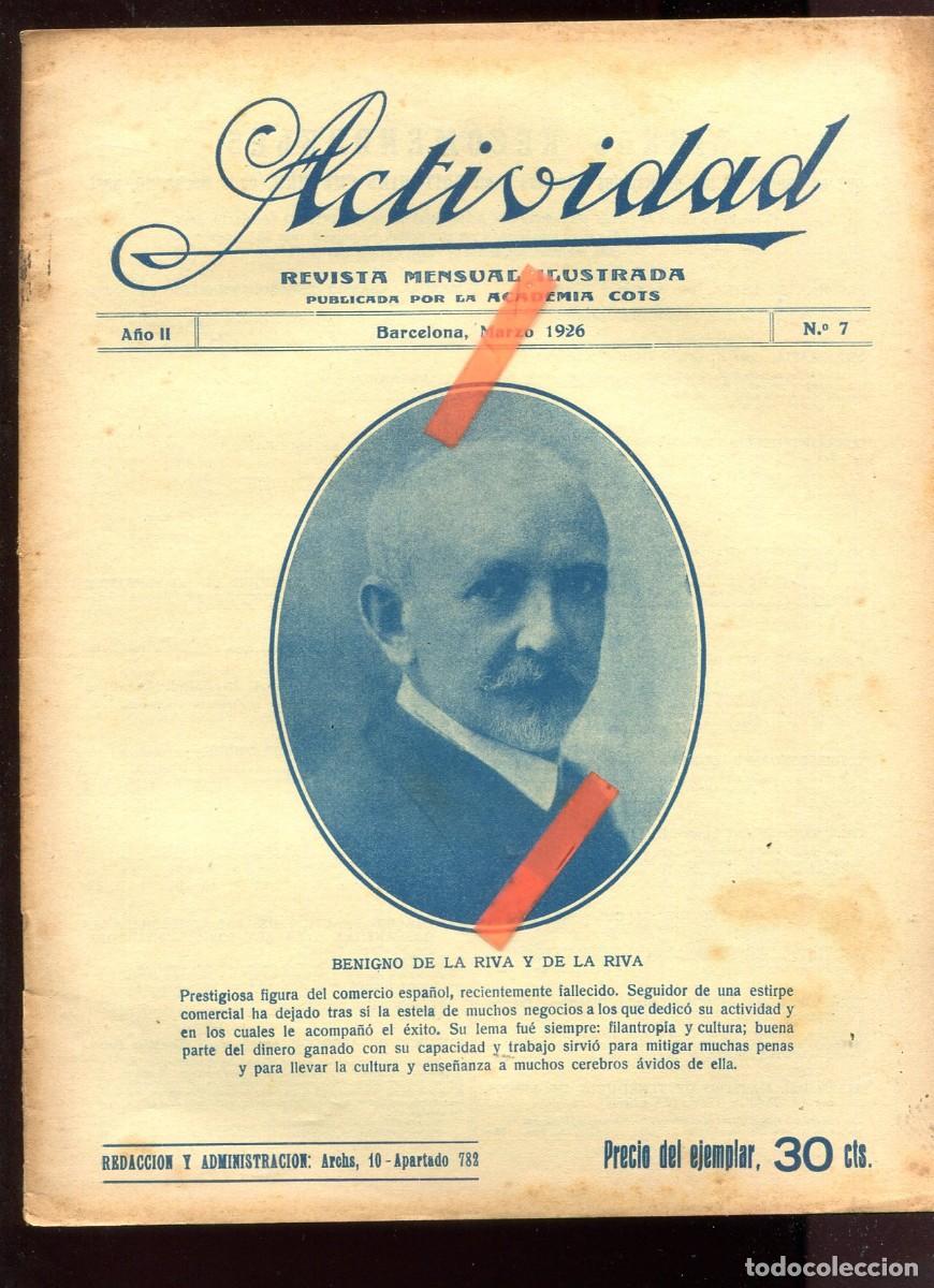 Coleccionismo de revistas y peri&oacute;dicos: REVISTA A&Ntilde;O 1925 BENIGNO DE LA RIVA Y DE LA RIVA EL VUELO HISPANO-AMERICANO PLUS ULTRA FRANCO ALDA