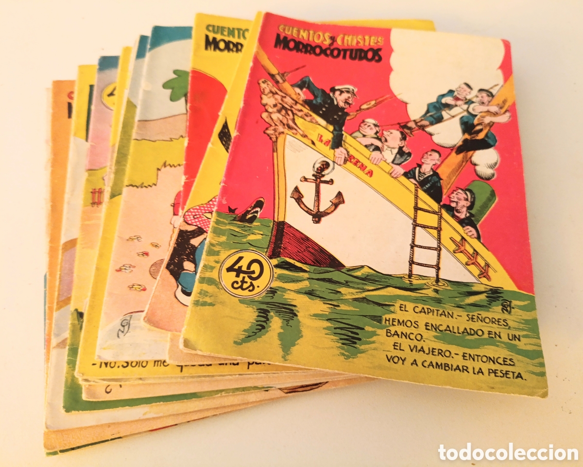 Coleccionismo de Revistas y Peri&oacute;dicos: Lote 11 Revistas Cuentos y chistes MORROCOTUDOS .a&ntilde;o 1935