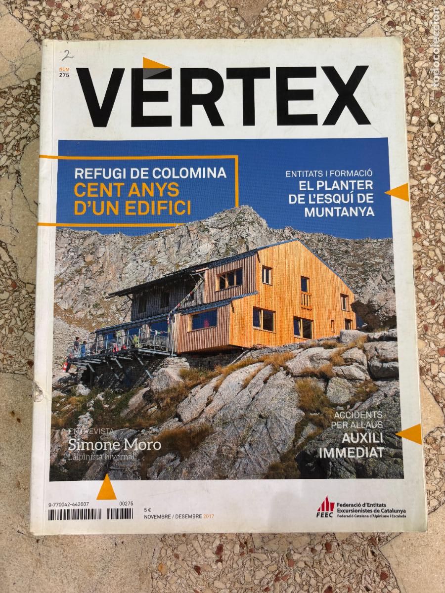 Coleccionismo de Revistas y Peri&oacute;dicos: VERTEX N&ordm; 275. ENTREVISTA SIMONE MORO. ESQU&Iacute; DE MONTA&Ntilde;A. DEFUGIO DE COLOMINA. AUXILIO INMEDIATO.