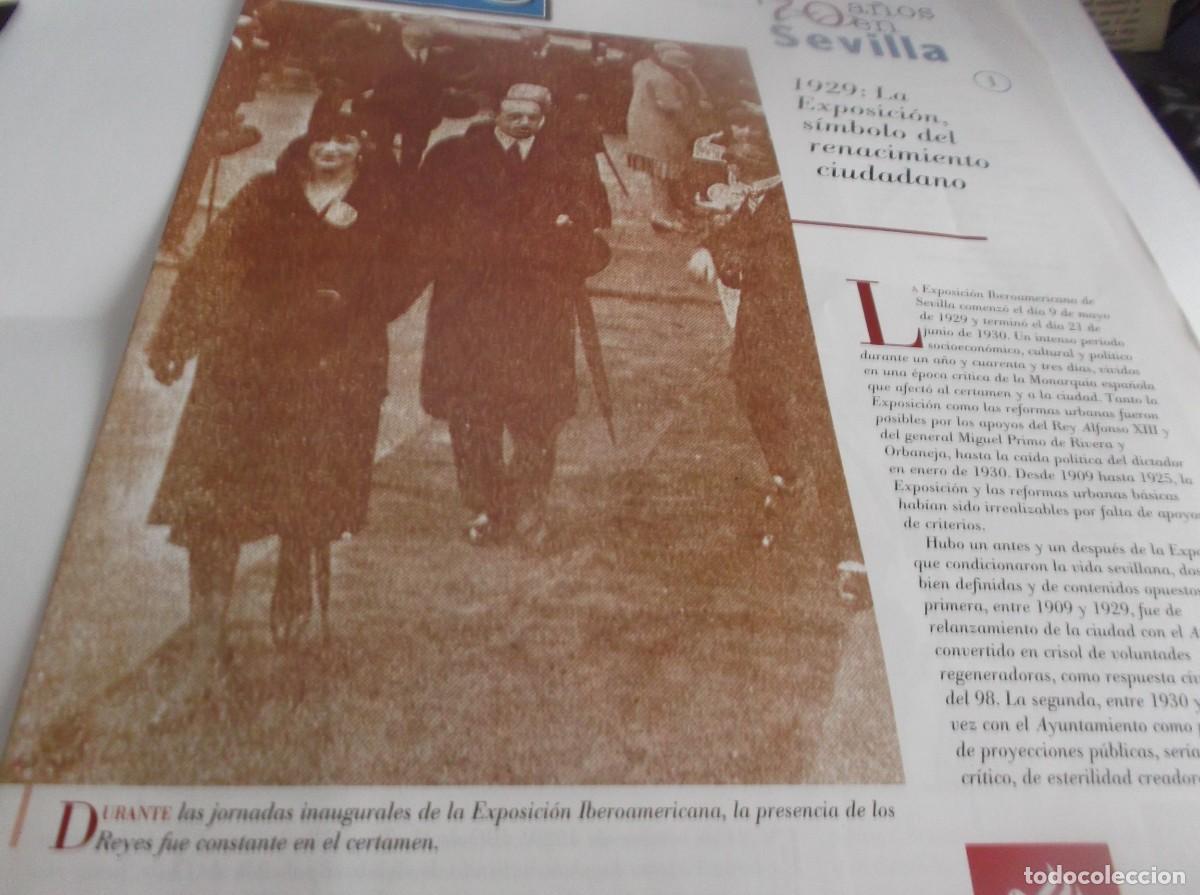 Coleccionismo de Revistas y Peri&oacute;dicos: REVISTA ABC A&Ntilde;O 1999(SEVILLA) A&Ntilde;O 1929 LA EXPOSICI&Oacute;N IBEROAMERICANA 16 PAGINAS VER FOTOS