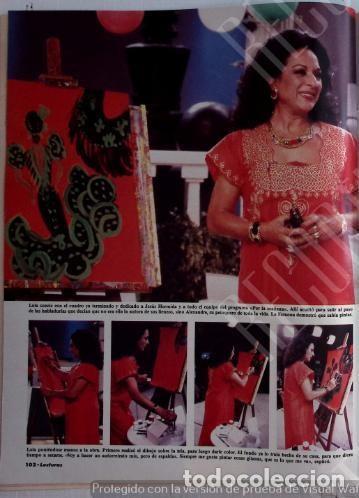 Coleccionismo de revistas y peri&oacute;dicos: LOLA FLORES PINTORA 1988