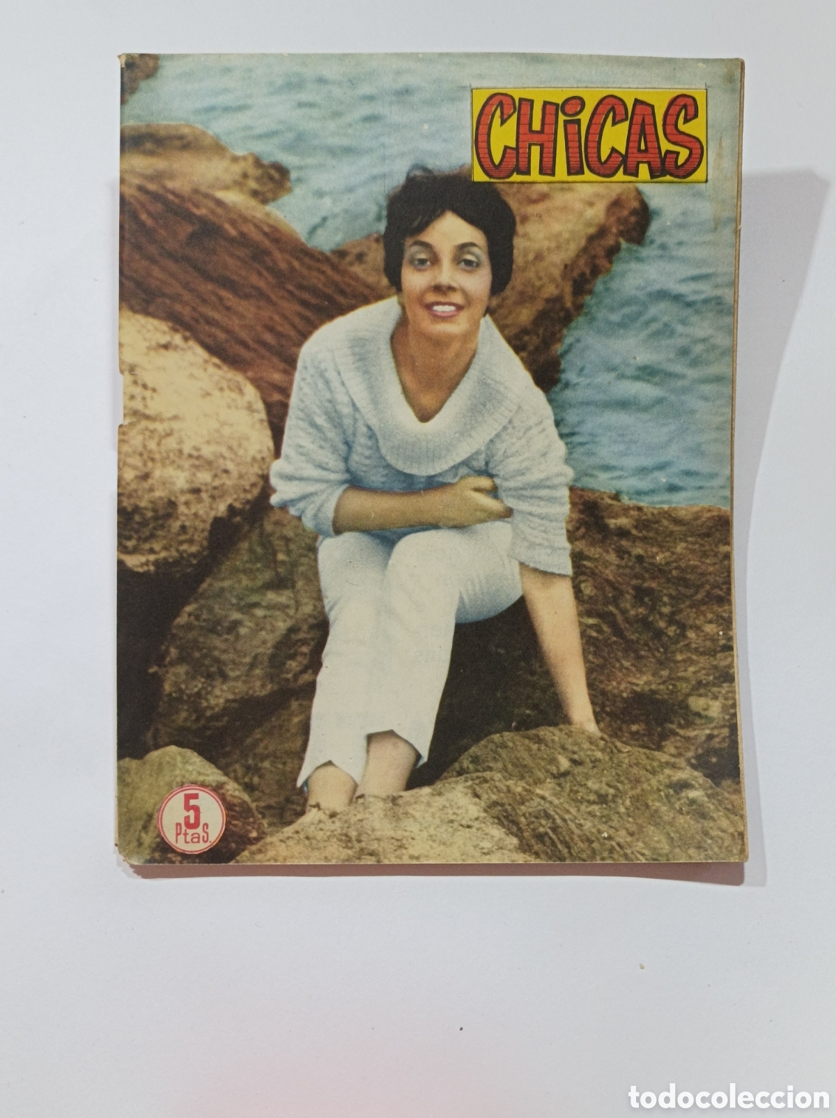 Coleccionismo de revistas y peri&oacute;dicos: REVISTA CHICAS 464. LICOR 43 PUBLICIDAD REVERSO. 1959. MUY BUEN ESTADO. TIRADA MUY REDUCIDA.